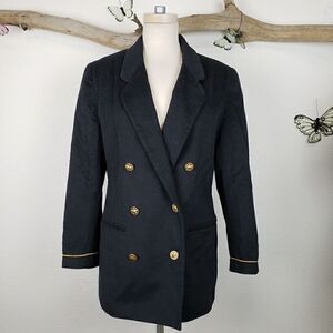 Vintage Dianne B nautical style military blazer
